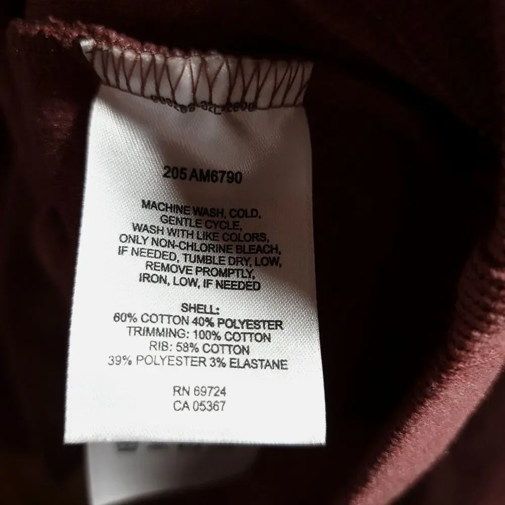 Columbia Mens Sweater Rust Brown Size Large Fall - Picture 5 of 5